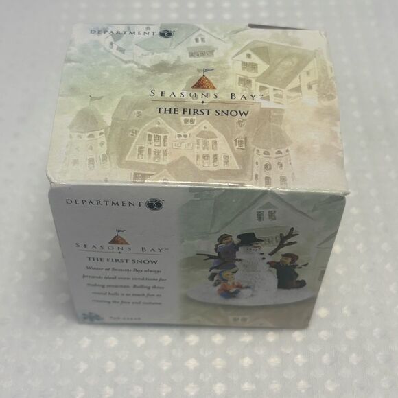 Dept 56 Seasons Bay The First Snow Figurine Vintage 1999 - Picture 2 of 7